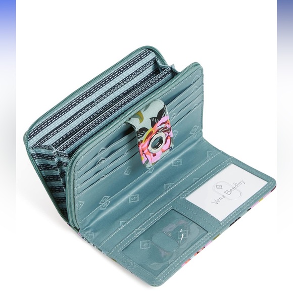 Vera Bradley Turnlock Wallet With RFID Protection NWOT - Picture 5 of 5